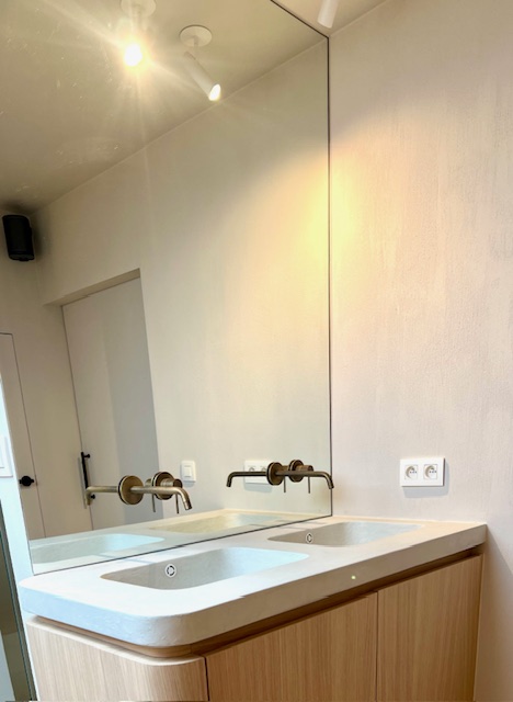 Microtopping afwerking